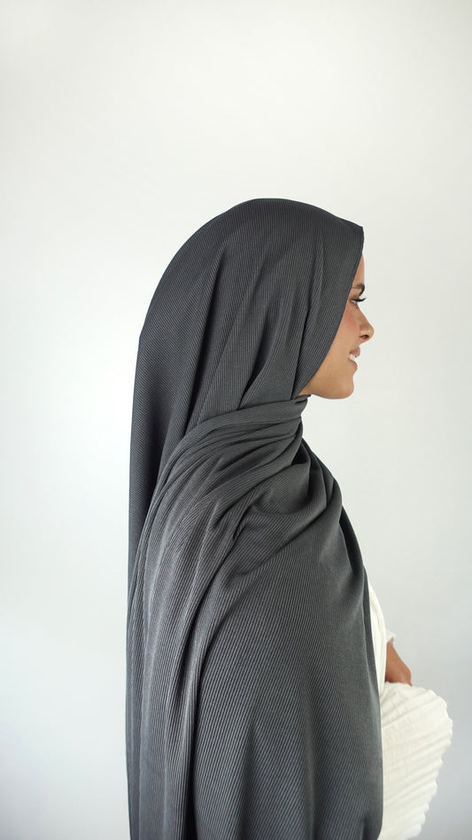 Jersey Premium Rayé Gris Anthracite