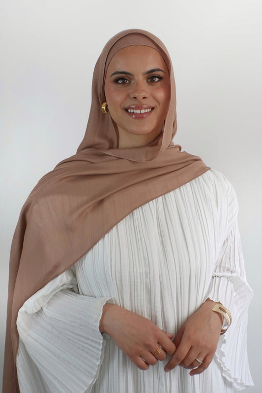 Hijab de qualité 100% modal rayonne fibre naturelle doux et leger modest hijabi