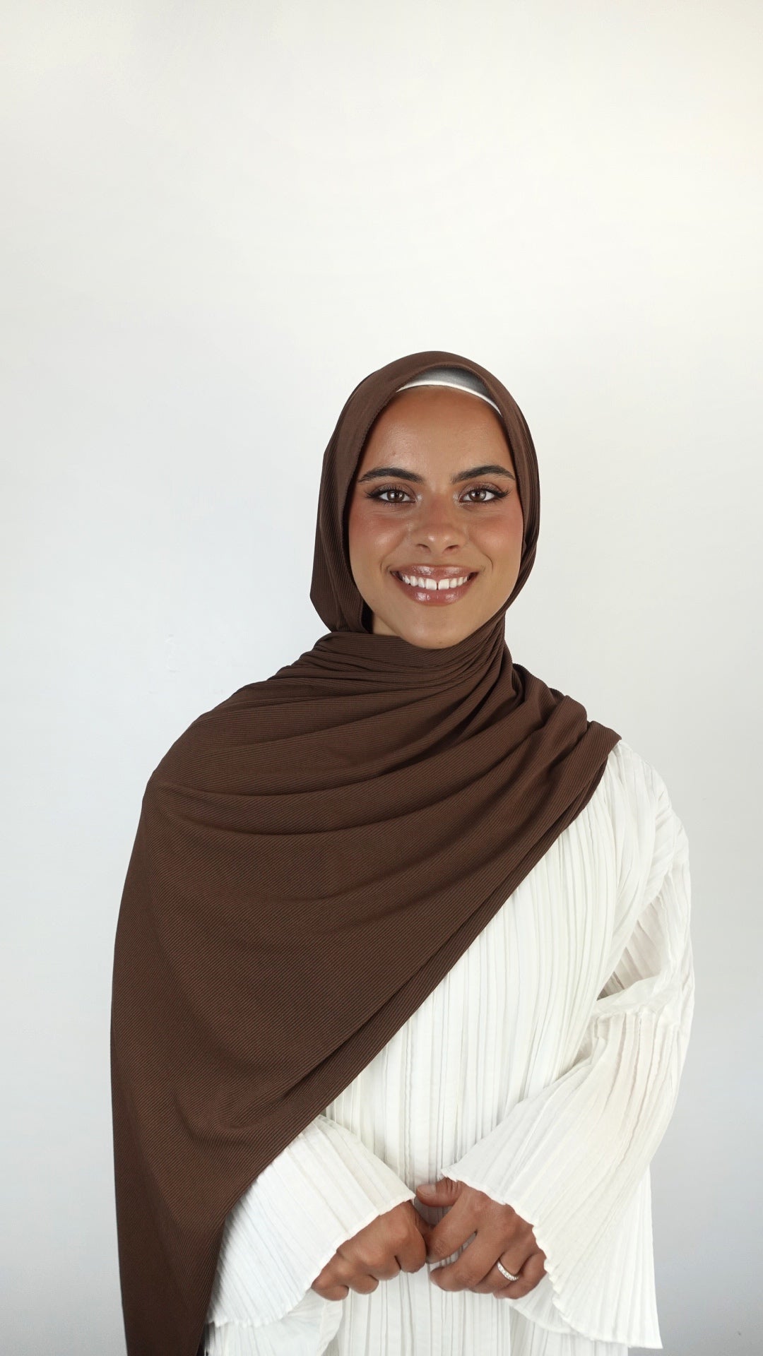 Jersey Premium Rayé Marron