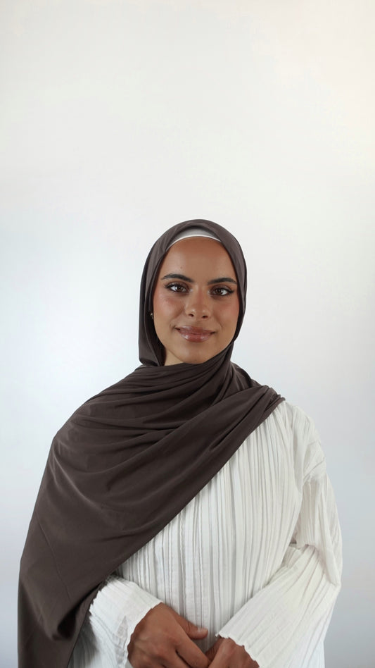 Jersey Premium Luxe MARRON FONCÉ