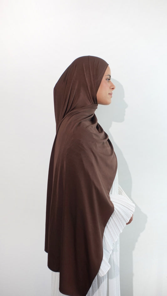 Jersey Liquid MARRON CHOCOLAT