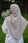 Hijab en lin beige 