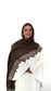 Hijab 100% modal couleur marron chocolat 