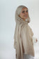 Hijab de qualité modal rayonne fibre naturelle doux et leger  modest hijabi Hidjab hijeb 100% modal Beige
